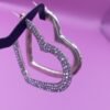Aracadas de corazon Plata .925